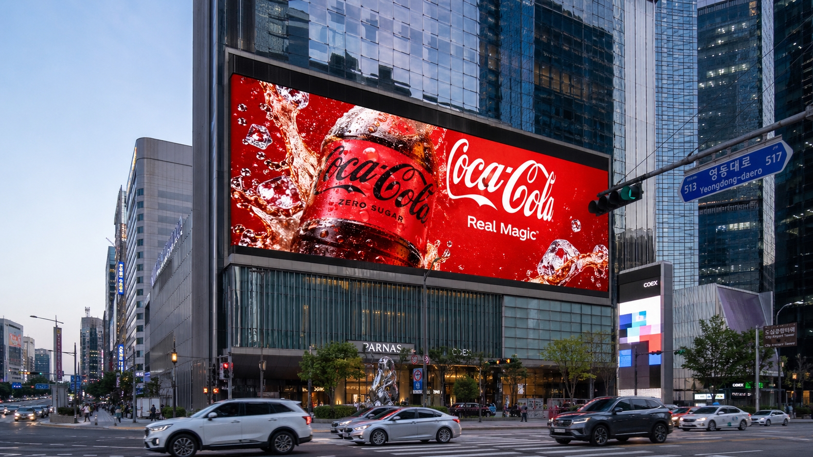 일반 전광판 예시